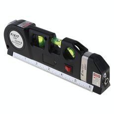 Livello laser con metro a nastro Pro 3 (250 cm), LV-03 (nero)