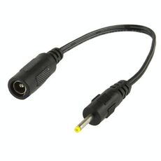 Cavo connettore di alimentazione CC da 5,5 x 2,1 mm femmina a 2,5 x 0,7 mm maschio per adattatore per laptop, lunghezza: 18 cm