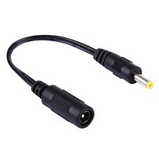 Cavo connettore di alimentazione CC da 5,5 x 2,1 mm femmina a 4,0 x 1,7 mm maschio CC per adattatore per laptop, lunghezza: 15 cm (nero)