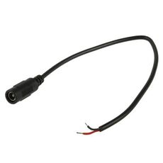 Cavo di alimentazione CC femmina da 5,5 x 2,1 mm per adattatore per laptop, lunghezza: 30 cm