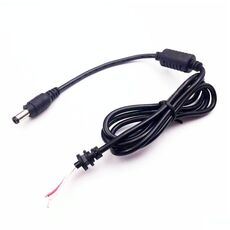 Cavo di alimentazione CC maschio da 5,5 x 2,1 mm per adattatore per laptop, lunghezza: 1,2 m