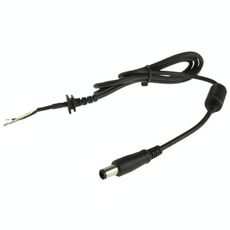Cavo di alimentazione maschio CC da 7,4 x 5,0 mm per adattatore per laptop HP, lunghezza: 1,2 m (nero)
