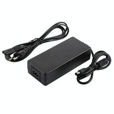 Spina UE 12V 5A 60W Alimentatore CA con spina CC da 5,5 mm per cavo monitor LCD, punte di uscita: 5,5x2,5 mm (nero)