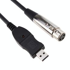 Cavo microfono USB, lunghezza cavo: 3,5 m