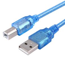 Prolunga stampante USB 2.0 Cavo da AM a BM, lunghezza: 1,8 m (blu)