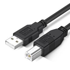 Prolunga stampante USB 2.0 Cavo da AM a BM, lunghezza: 3 m (nero)