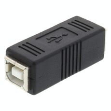 Adattatore di estensione per stampante USB 2.0 da BF a BF (nero)