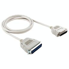 Cavo di prolunga parallelo IEEE 1284 femmina a RS232 maschio a 25 pin, 18s, lunghezza: 1,5 m (bianco)