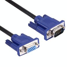 Cavo da 1,5 m VGA 15 pin maschio a VGA 15 pin femmina di buona qualità per monitor LCD, proiettore, ecc