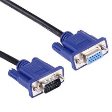 Cavo da 3 m VGA 15 pin maschio a VGA 15 pin femmina di buona qualità per monitor LCD, proiettore, ecc