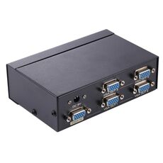 FJ-2504A 4 Porta VGA Video Splitter High Resolution 1920 x 1440 Supporto 250MHz Video Larghezza di banda