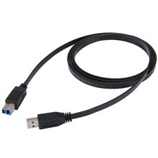Cavo da USB 3.0 AM a BM, lunghezza: 1,8 m (nero)