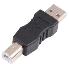 Adattatore USB AM a BM (nero)