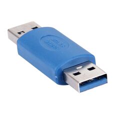 Adattatore da USB 3.0 AM ad AM (blu)