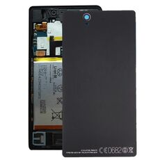 Cover posteriore batteria in alluminio per Sony Xperia Z / L36h (nero)