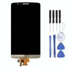 Schermo LCD originale e digitalizzatore completo di assemblaggio per LG G3 / D850 / D851 / D855 (oro)