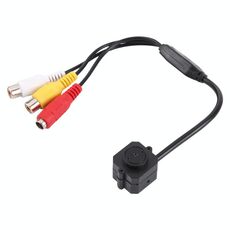 Mini fotocamera da 1/4 cmos a colori 380tvl, mini fotocamera per foro per foro