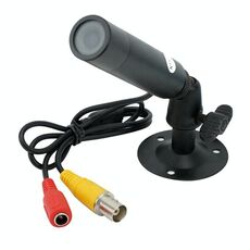 Mini telecamera impermeabile 1/3 CMOS a colori 380TVL (nera)