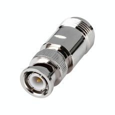 Plug Nickel Placcato UG-255 / U BNC al connettore Jack UHF