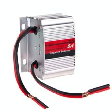 RF-5A DC 24V a 12V Adattatore invertitore di alimentazione per auto Conversione booster negativo (argento)
