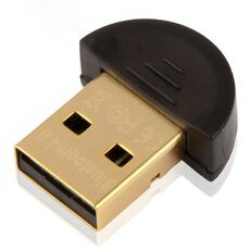 Adattatore USB micro Bluetooth 4.0 + EDR, supporto dati vocali (distanza di trasmissione: 30 m) (nero)