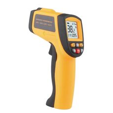 Termometro a infrarossi, intervallo di temperatura: -50-1150 gradi Celsius (arancione)
