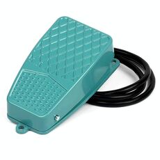 TFS-2 AC 250V 10A Interruttore a pedale con custodia in metallo antiscivolo, lunghezza cavo: 90 cm