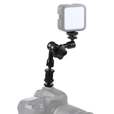 Braccio magico articolato da 7 pollici per torcia fotocamera DSLR / luce LED / monitor LCD (nero)