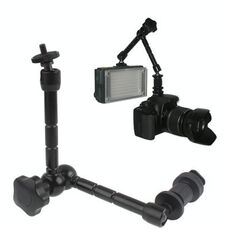 Braccio magico articolato da 11 pollici per monitor da campo LCD / fotocamera DSLR / luci video (nero)