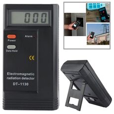 Rilevatore di radiazioni elettromagnetiche Tester misuratore EMF (nero)