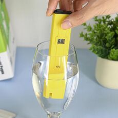 PHmetro tascabile con ATC (giallo)