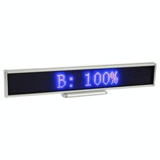 LED programmabile Moving Scrolling Message Display Cartello per interni, Risoluzione display: 128 x 16 pixel, lunghezza: 41 cm