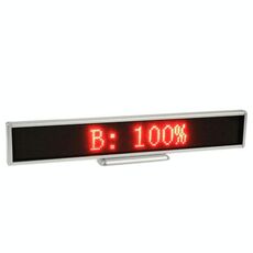 LED programmabile Moving Scrolling Message Display Cartello per interni, Risoluzione display: 128 x 16 pixel, lunghezza: 41 cm