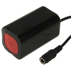 Batteria ricaricabile da 4400 mAh 8.4 V per P7 XML T6 LED per bici da bicicletta e lampada per fari (nera)