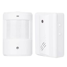 F622-108 Electro Guard Guard Sistema di rilevamento remoto IR / Campanello senza fili (bianco)