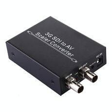 NF-F001 Convertitore scaler da 3G SDI a AV + SDI, consenti SD-SDI / HD-SDI / 3G-SDI mostrato su HDTV