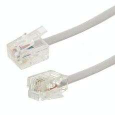 Cavo telefonico a 2 conduttori da RJ11 a RJ11, lunghezza: 3 m