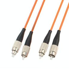 Ponticello in fibra ottica multimodale dual-core FC-FC