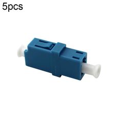 Flangia / connettore / adattatore / dispositivo radice di loto LC-LC monomodale in fibra simplex (blu)
