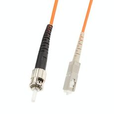 Jumper in fibra ottica multimodale SC-ST single-core, lunghezza: 3m