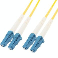 Ponticello fibra ottica monomodale LC-LC dual-core, lunghezza: 3m