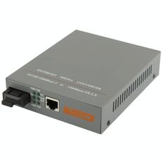 Ricetrasmettitore ottico adattivo Gigabit 10/100 / 1000M monomodale (HTB-GS-03)