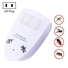 Repeller di parassiti ad ultrasuoni elettro magnetico (bianco)