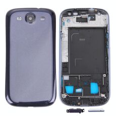 Telaio completo originale di ricambio per Galaxy SIII i9300 blu scuro S-SPA-1010NBL