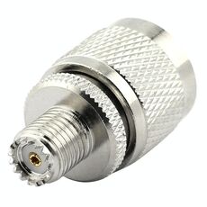 Adattatore coassiale RF UHF maschio a mini connettore femmina UHF
