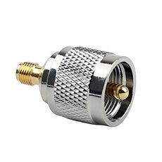 Adattatore coassiale RF con connettore maschio UHF a femmina SMA