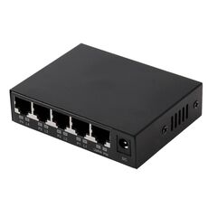 Switch POE a 5 porte 10 / 100Mbps Switch di rete Power over Ethernet IEEE802.3af per dispositivi AP per telefono VoIP con telecamera IP