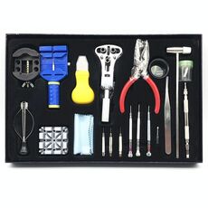 20 set di strumenti per la riparazione di orologi Set di cacciaviti per apriscatole