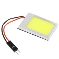 Lampada per interni auto a LED a luce bianca da 9W con cupola T10 + adattatore festone BA9S