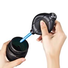 Gomma Mini Air Dust Blower Detergente per telefono cellulare / computer / fotocamere digitali, orologi e altri apparecchi di precisione (nero)